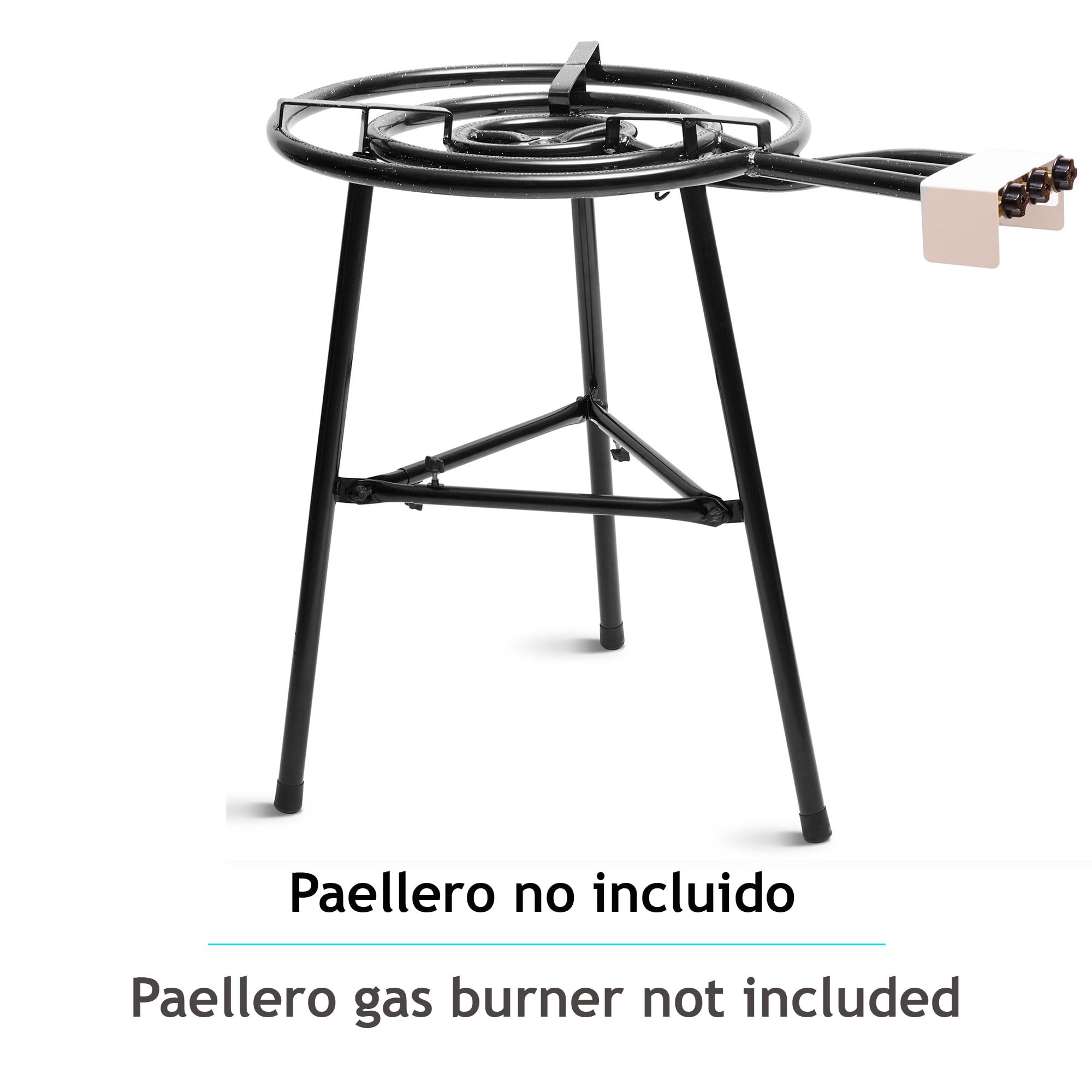 Briebe Support pour Brûleur à Gaz 3 Pieds, Trépied Robuste pour Paella 35-70 cm, Jusqu'à 200 kg