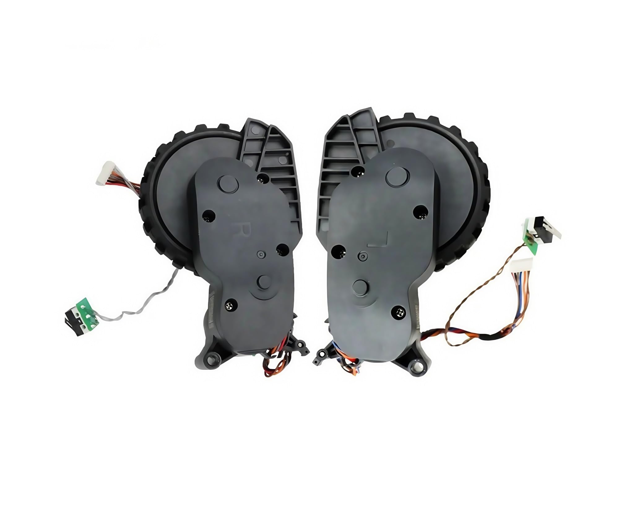Kompatybilny z Xiaomi Kompatybilny z Roborock S7 S5 S6 Kompatybilny z MAXV T7 T7S Akcesoria zamienne Lewy Prawy Pojemnik na kółka Robot Odkurzacz Akcesorium(Left right wheels)