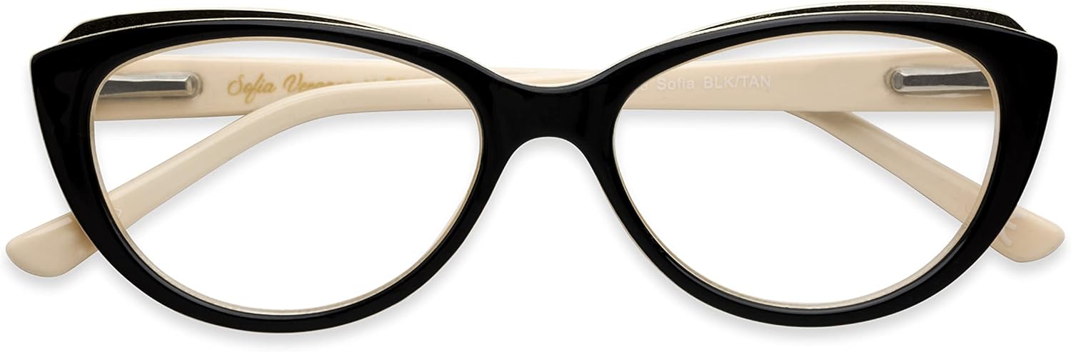 Foster Grant womens Sofia Blue Light Multi Focus™ Reading Glasses Cat-Eye Reading Glasses - Image 5