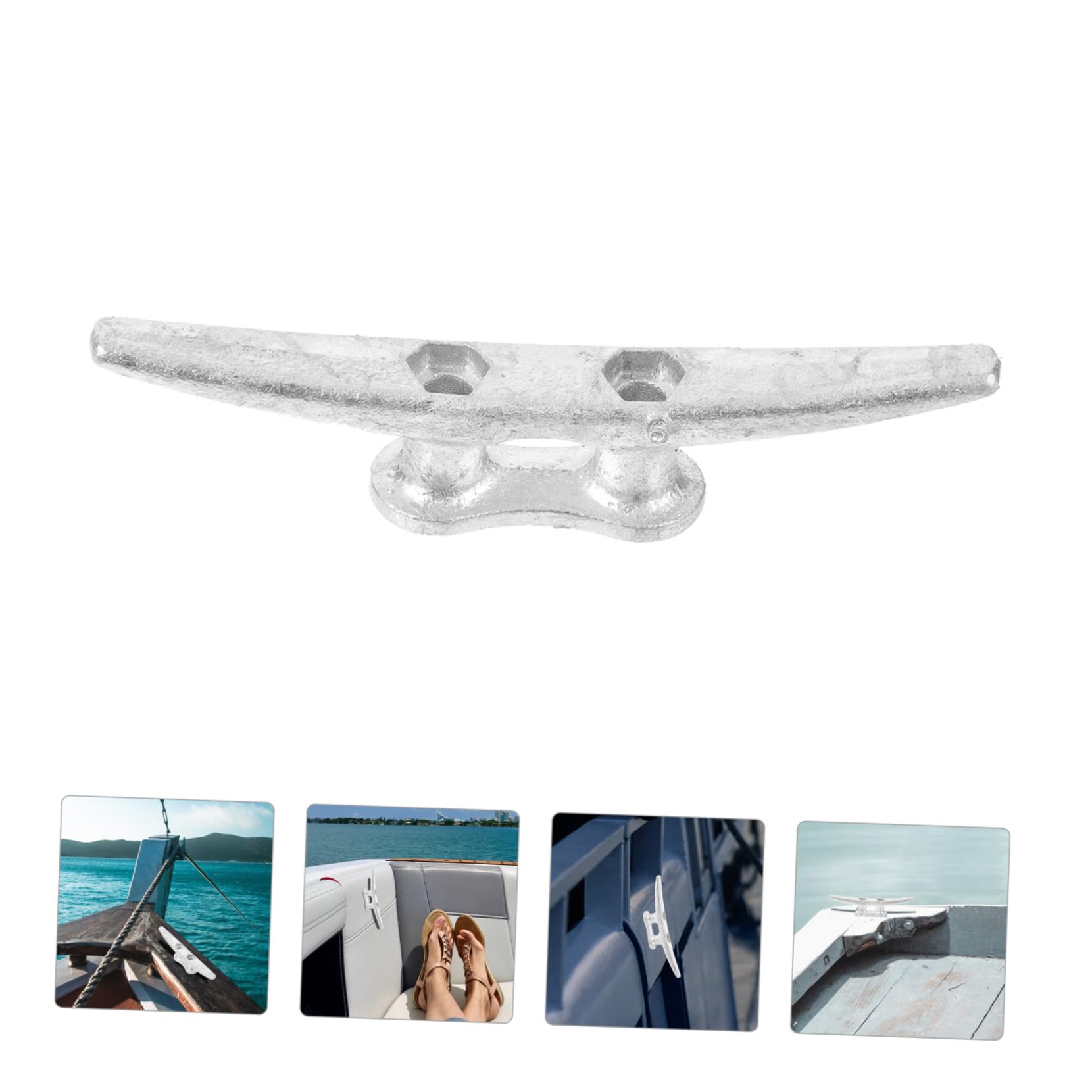 HANABASS Multi-use Rope Cleat Professional Boat Cleat for Docking Mooring and Projects Construction for Pool Garden and Nautical Decor