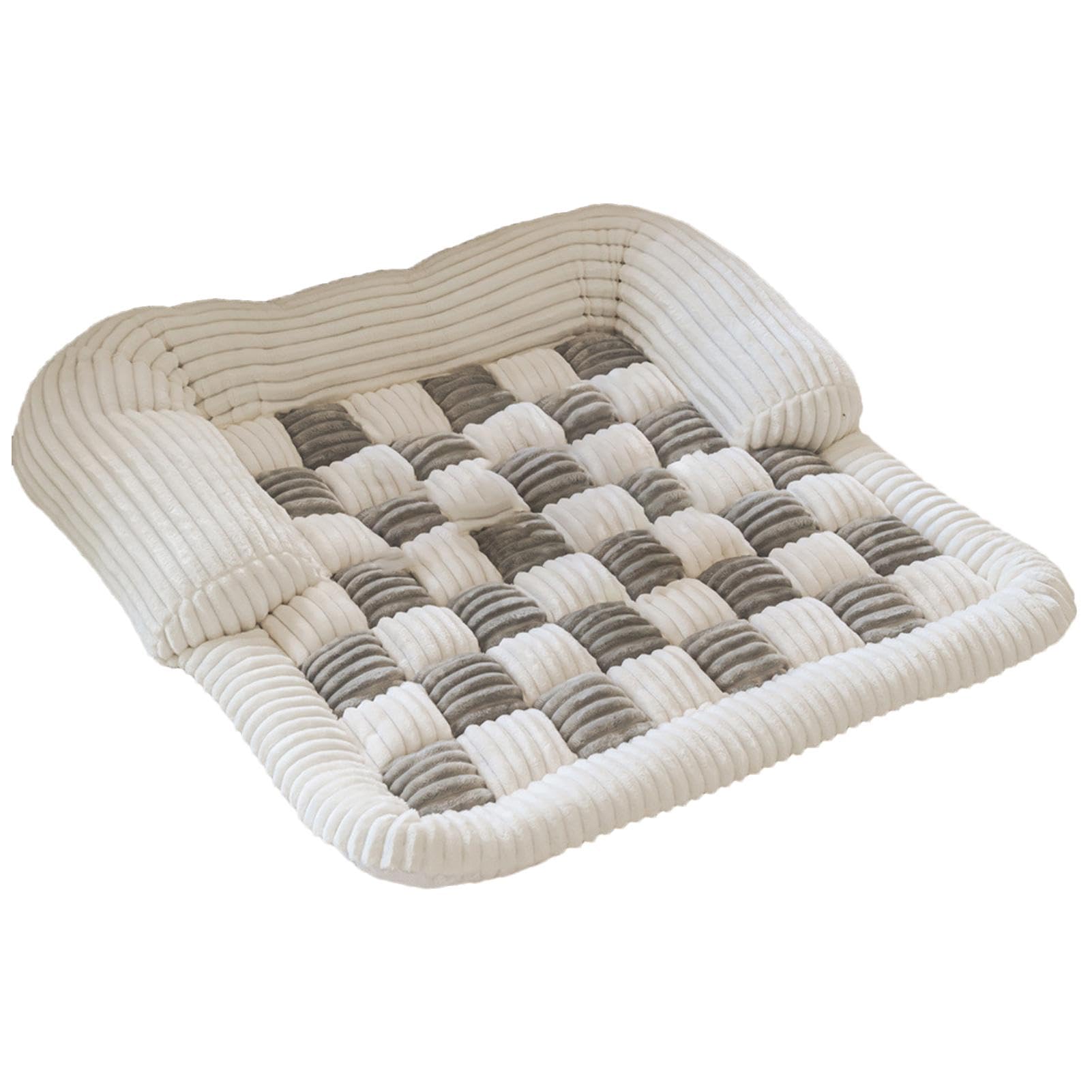 Lit apaisant pour chien avec housse de meuble amovible et pelucheuse de grande taille