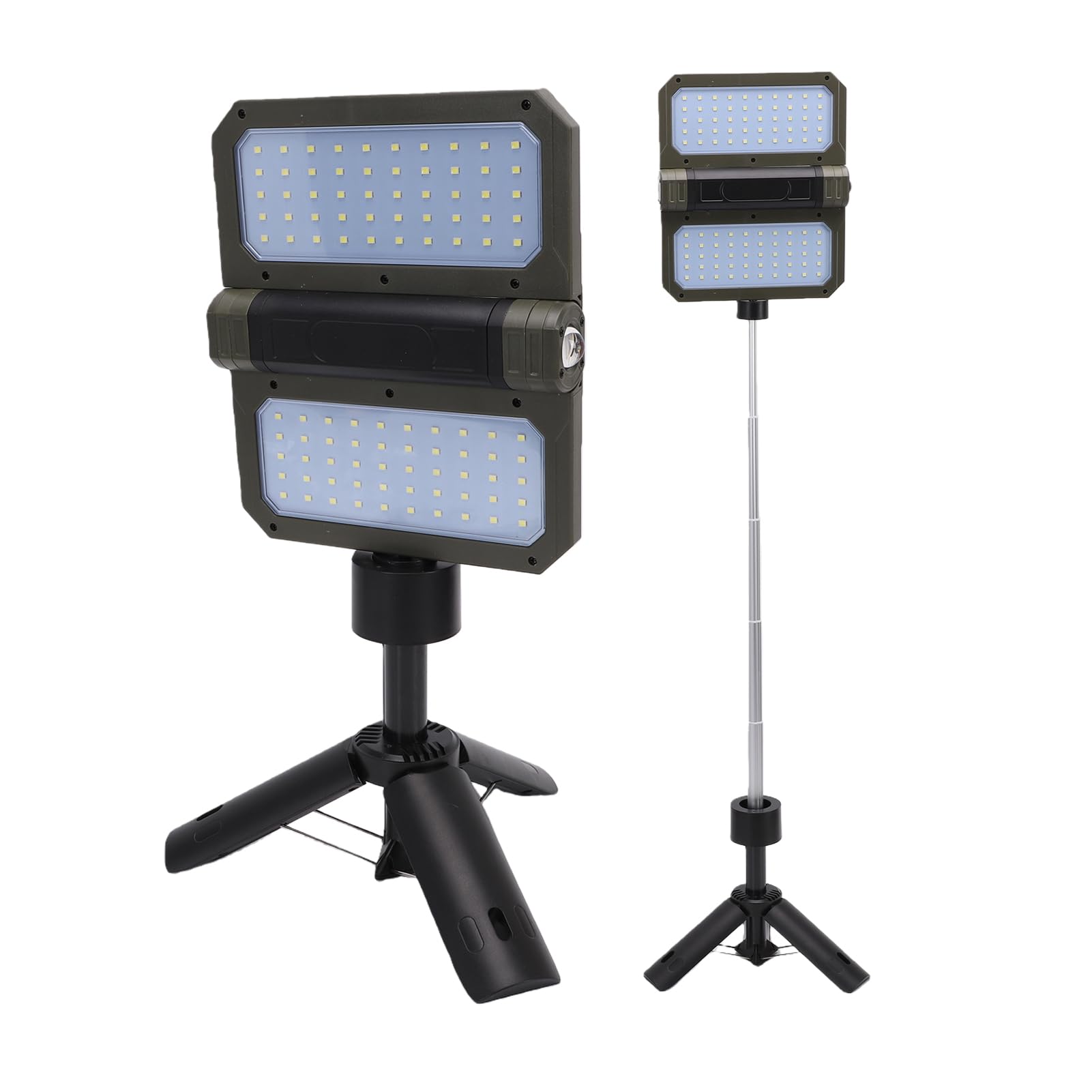 Lampe de Camping LED Solaire Rechargeable, Lanterne Pliable