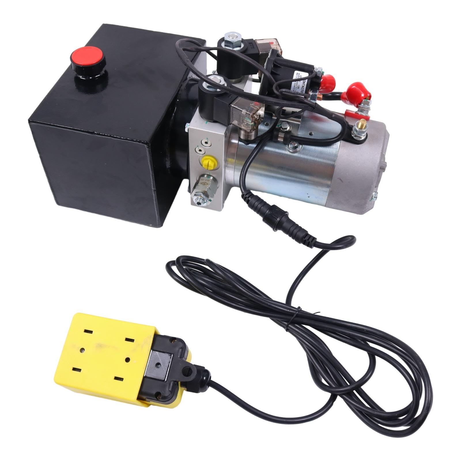 HOLDWELL 12V 4 Quart Hydraulic Pump Double Acting Hydraulic Pump Unit