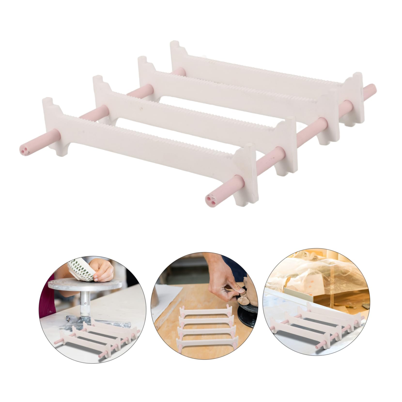 Brennofen Praktisch und Bruchsicher für Töpfern aus Aluminiumoxid Brennständer für Brennen von Keramikschmuck und Kleinen Anhängern im Selbstgemacht Bereich