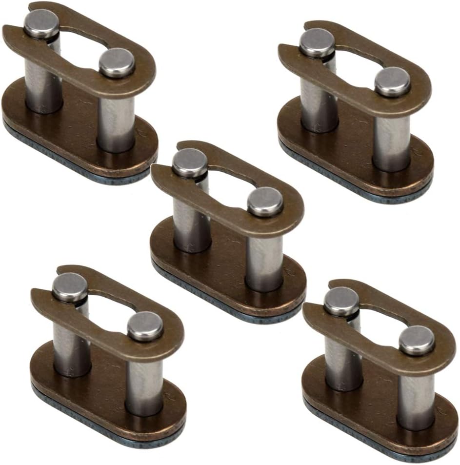 5 Pz T8F Catena Master Link Per Mini Moto ATV Quad Italia - Foto 9