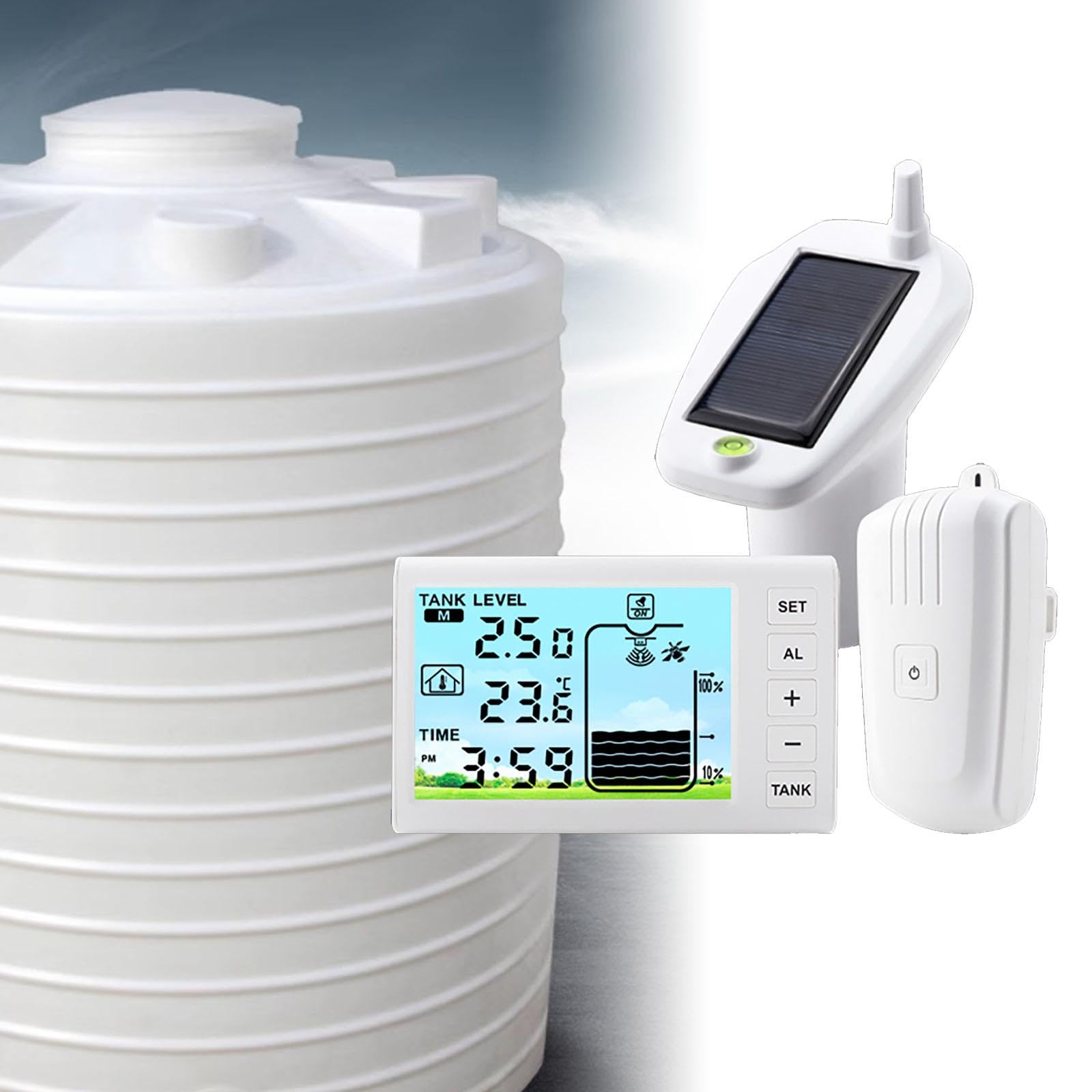 harayaa Medidor de Nivel de Agua para Tanque de Almacenamiento, Indicador de Profundidad