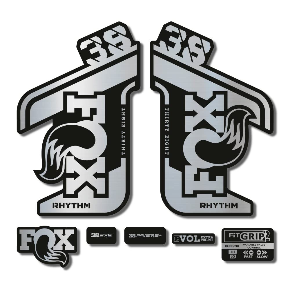 Autocollants Fox 38 Rhythm 1 cm pour rénover une fourche rayée