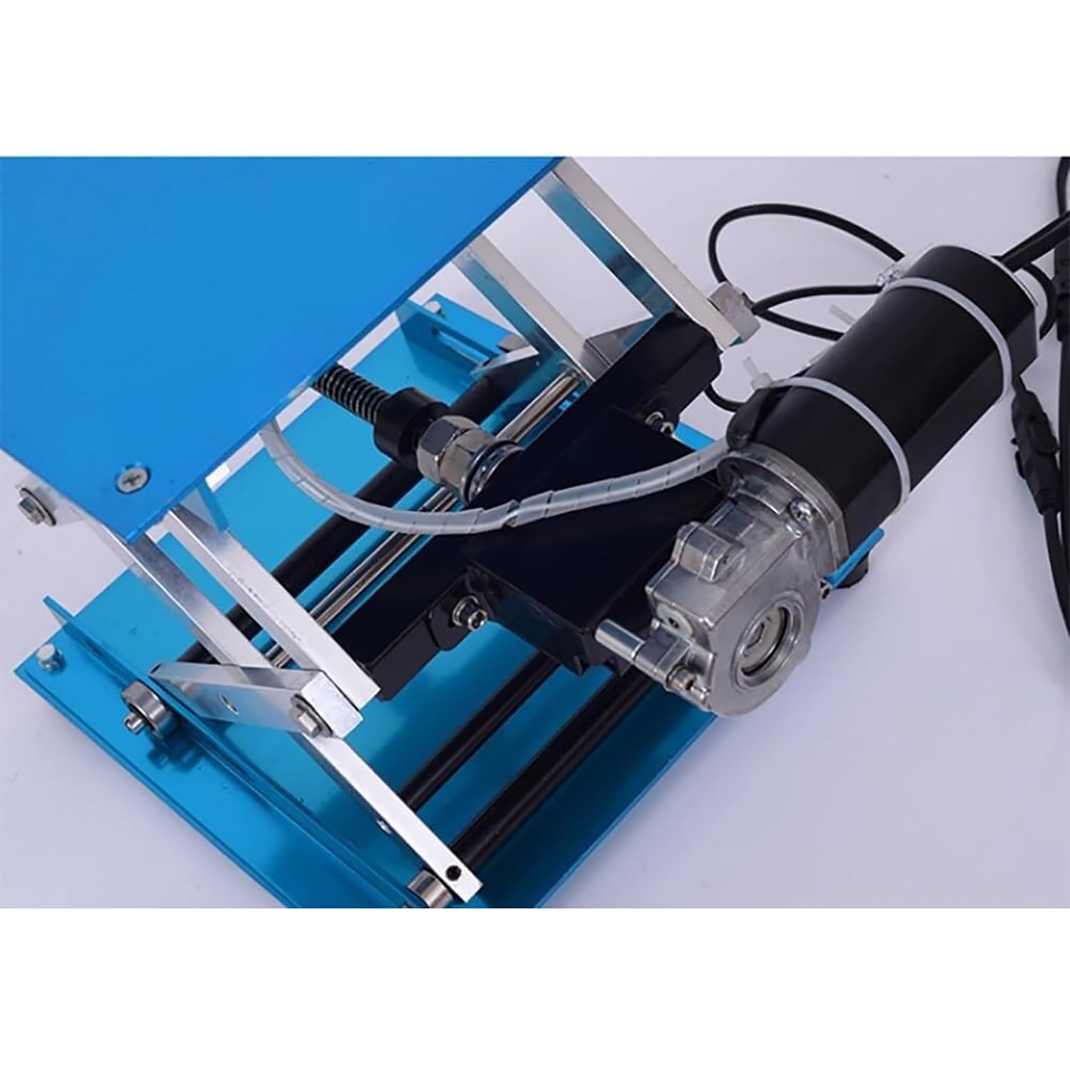 Plataforma elevadora eléctrica, óxido de aluminio, capacidad de carga de 30 kg, rango de altura de 90-365 mm, ideal para laboratorios escolares y producción industrial
