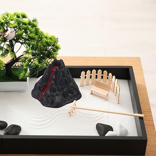 Miniatura 8 de Juguete de volcán, 10 piezas, kit de ciencia de volcán, modelo de erupción para niños de 4 a 6 años, simulación de dinosaurios, juguetes del mundo