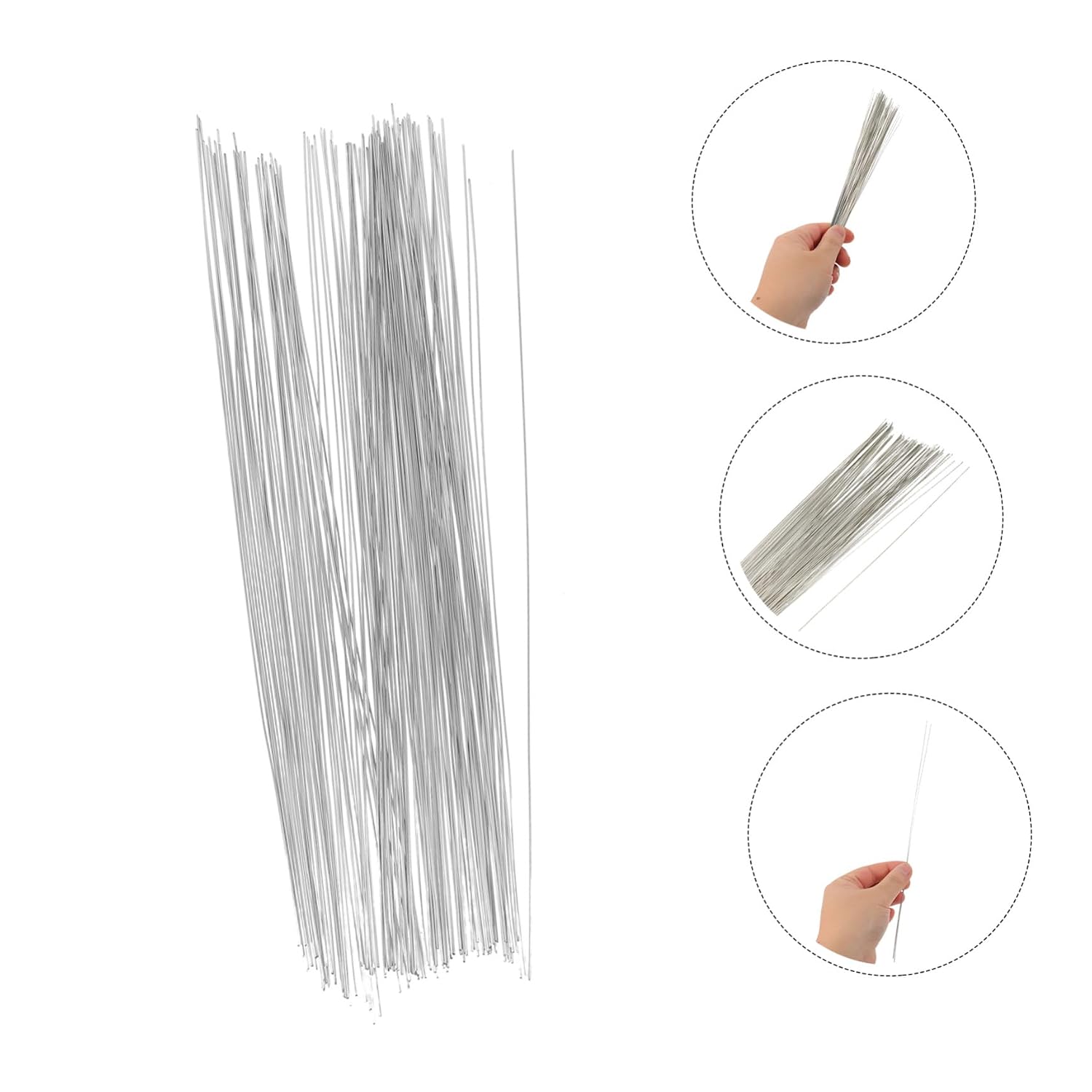 100pcs Craft Sculpture Wire for Clay Dolls and Armatures Iron