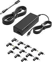 100W USB C Universal Laptop Charger with 15 Tips Compatible with Hp Dell Lenovo Acer Asus Toshiba Samsung MacBook IBM LG Fujitsu MSI IBM Google Chromebook Tablets Power Adapter Cord