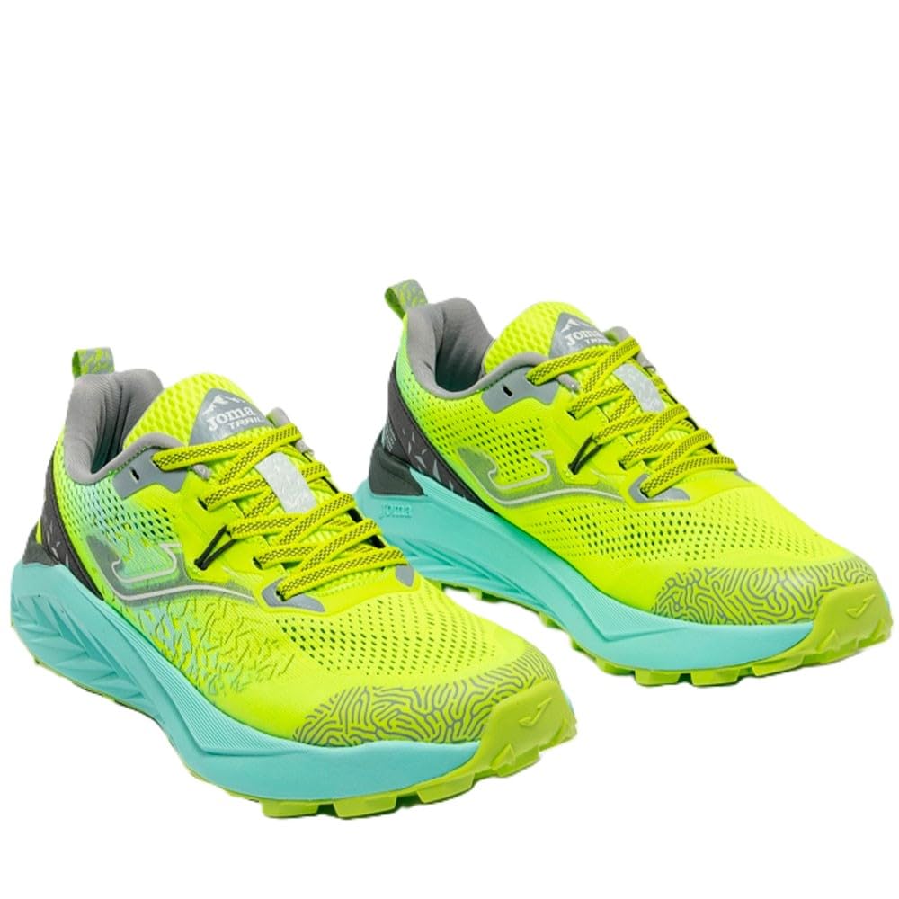 Joma Zapatillas Trail Mujer Tundra 2611 Verde Flúor