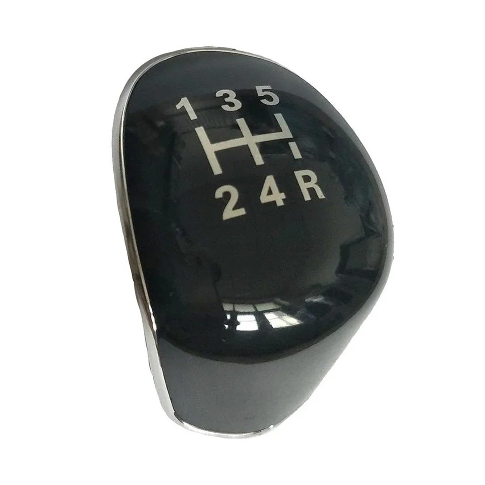 tusgt Knob Manual for Focus MK2 MK3 for Fiesta MK7 Car Gear Shift Knob Cap Cover Emblem 5/6Speed(5 Speed Black)