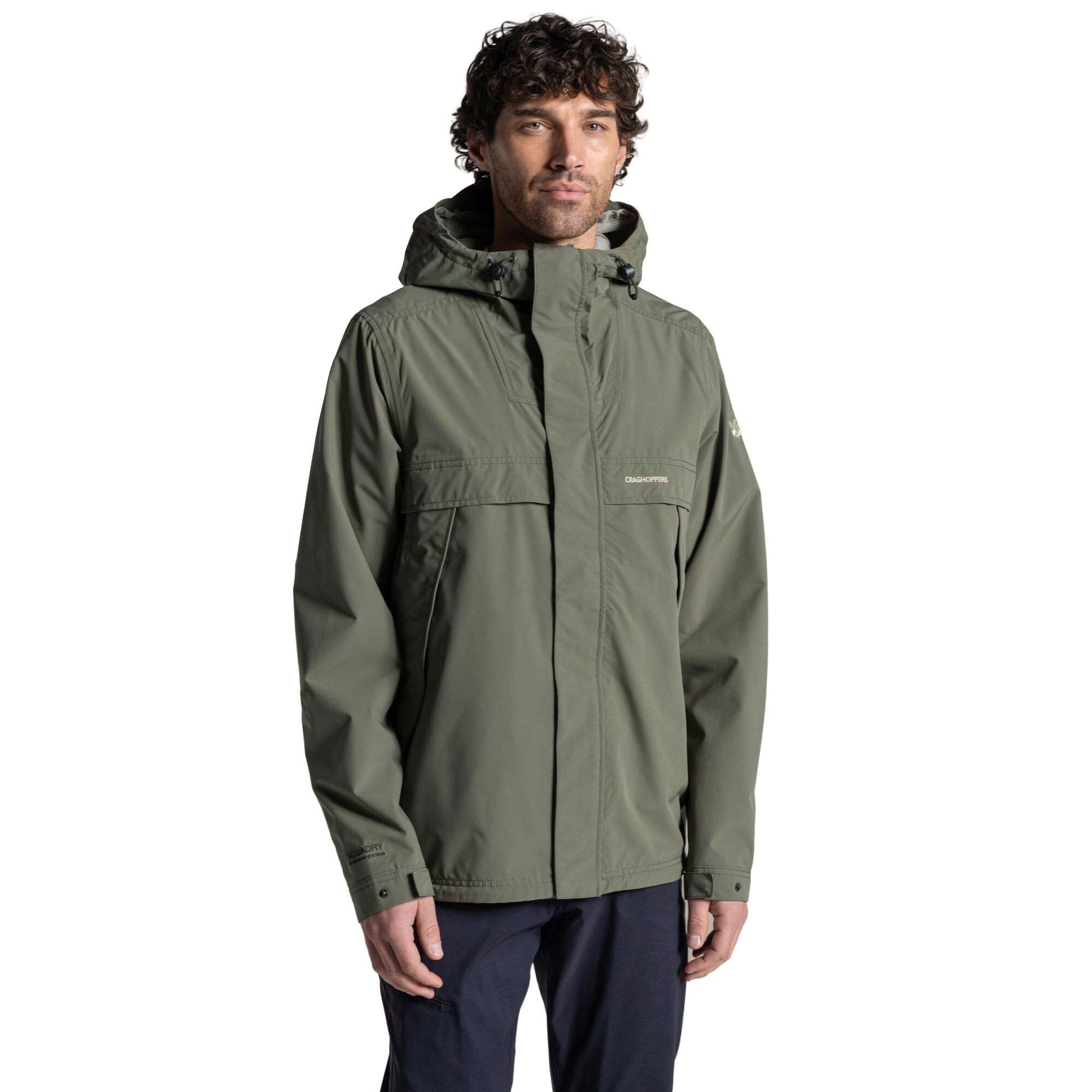 Craghoppers Men's Dark Sage National Trust Keskadale Waterproof Jacket - Xl