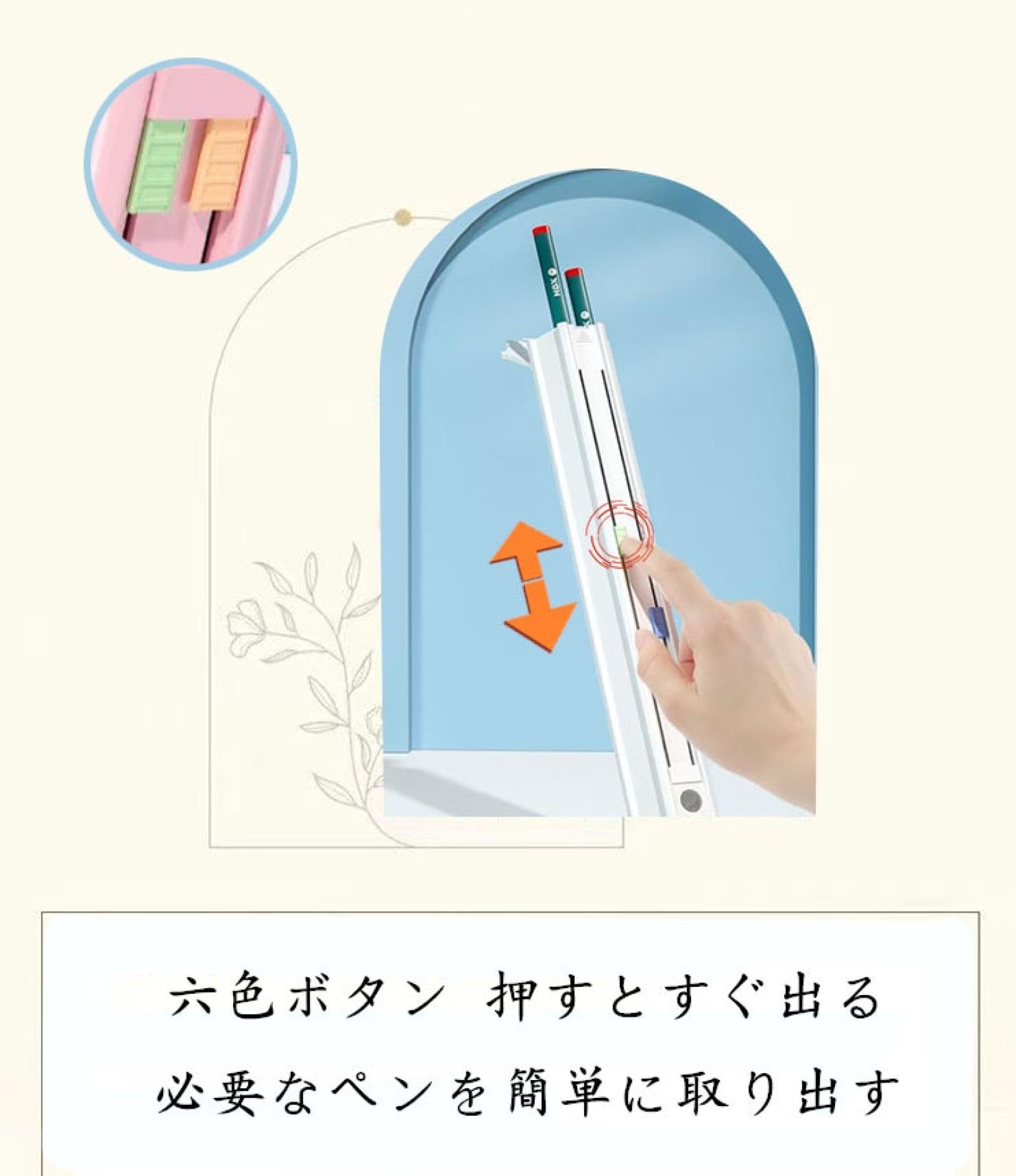 Amazon.co.jp: かわいい鉛筆ケース 六角形 鉛筆6本付き/シャープ