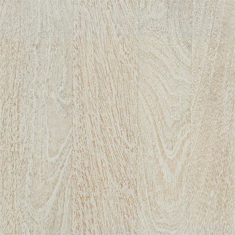 Pemberly Row Contemporary 1-Drawer Mango Wood Nightstand in Sand