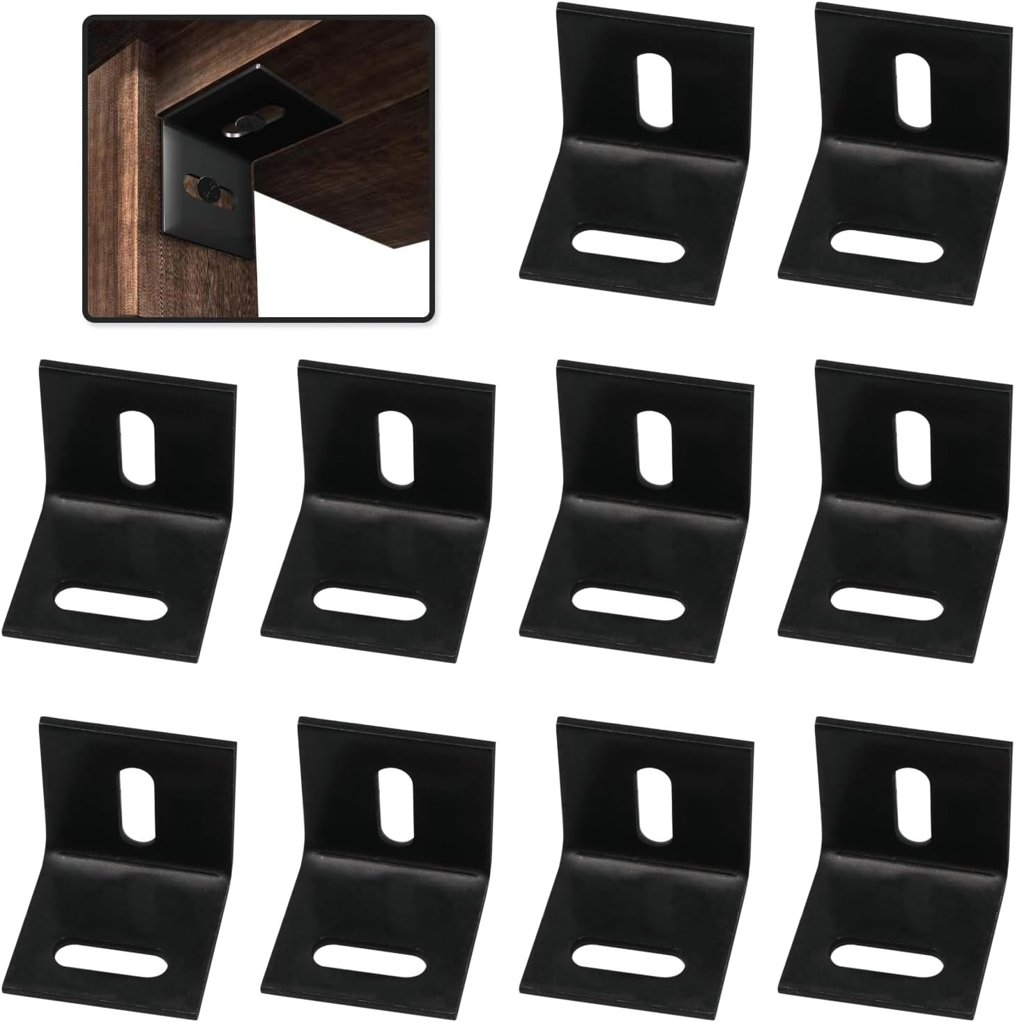 JJHXSM 10pcs Wood Table Top Expansion Bracket Adjustable