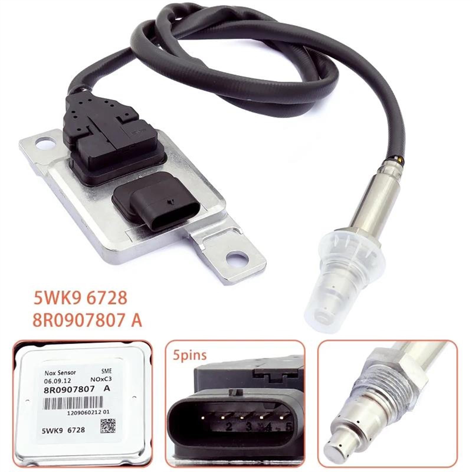 Nox Sensor 8R0907807Q 5WK96728B for Audi for Q5 A8 3.0L 2014 2015