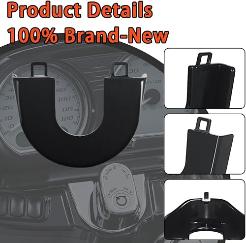 Miniatura 4 de WOWTK Moldura del panel del interruptor de encendido para Harley Touring Road Glide FLTRK, FLTRU, FLTRX, FLTRXS, FLTRXSE 2015-2023,2022 y