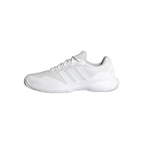adidas Uomo GAMECOURT 2 Tennis Shoes, Ftwr White, Ftwr White, Ftwr White, 42 EU