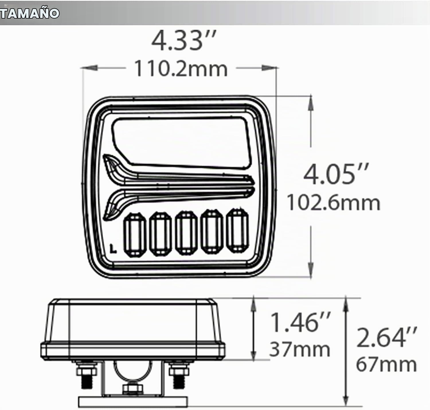 Ryme Automotive Kit de Pilotos Inalámbricos Remolque 12V - Homologación ECE R4 R6 R7 R10, Dirección, Freno, Posición y matricula · Wireless