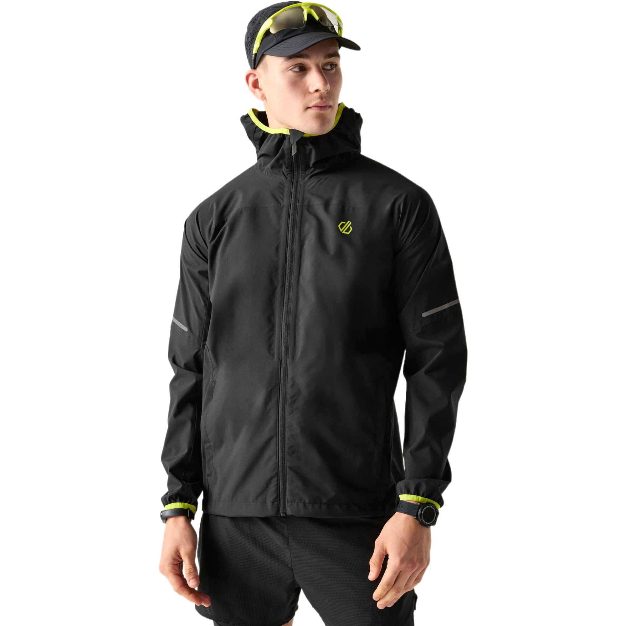 Dare 2b Men's Ultra-Light Hiking Jacket, Waterproof Breathable Windproof Shell Coat