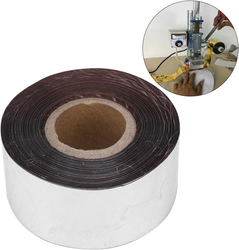 130 Yards/Roll Metallic Foil 1.2in Width Hot Stamping Foil Paper Craft Supplies for Leather Cloth Package Box DIY Decoration Accessories : Arts, Crafts & Sewing