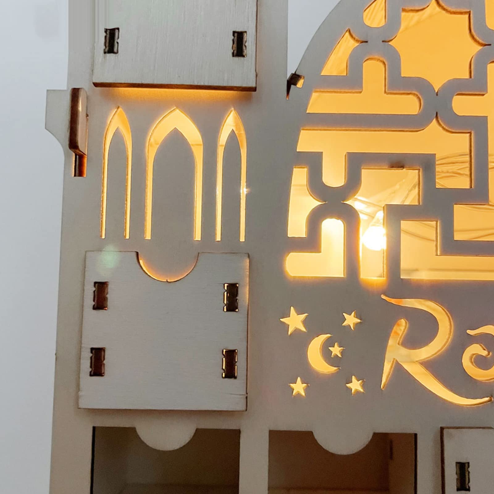Calendario dell'Avvento per conto alla rovescia, decorazione con luci a LED, per matrimoni, Capodanno, feste di compleanno