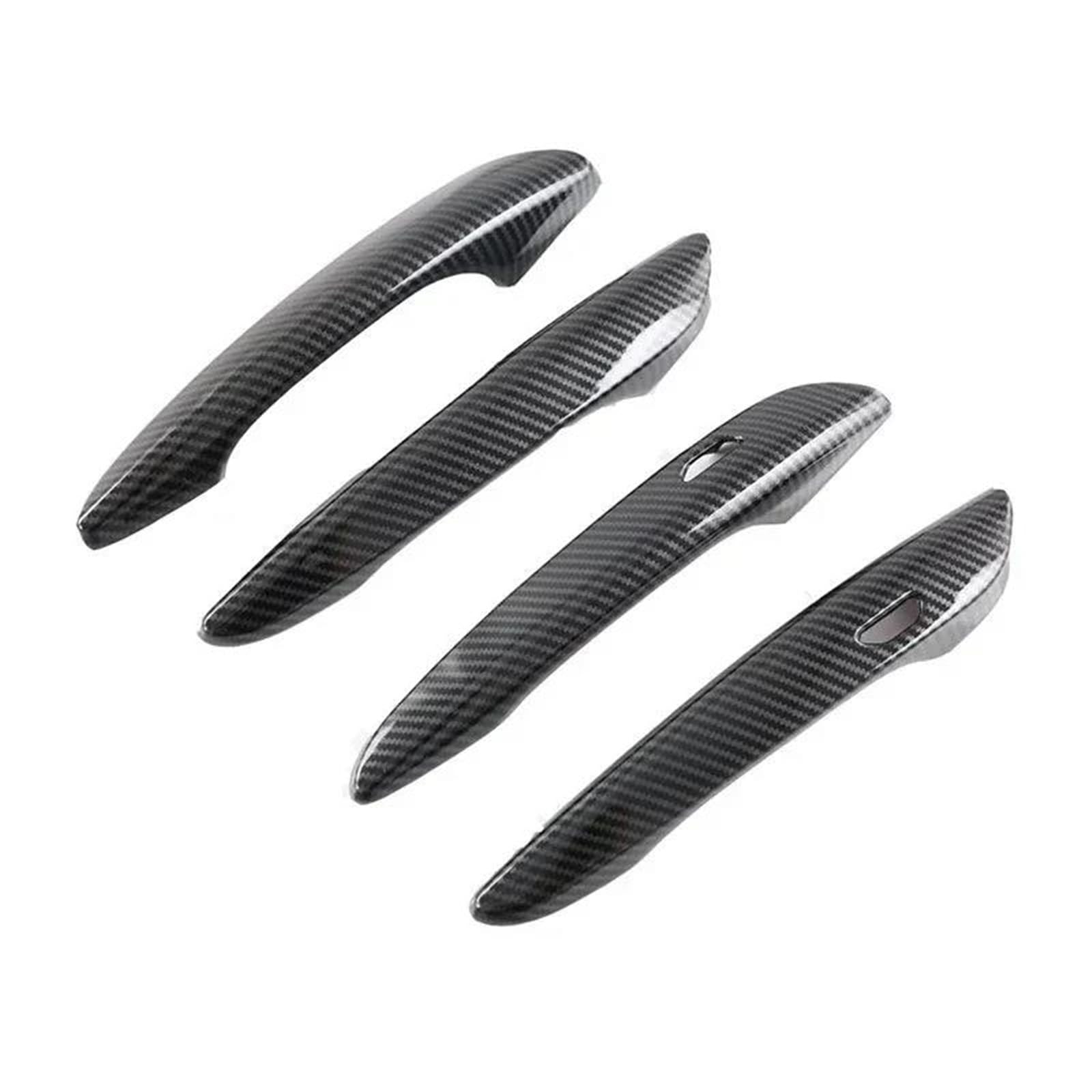 Zhqdrcy Carbon Door Open Handles For Mazda 3 For Hatchback Sedan Bp For Cx-30 Dm Car Door Handle Cover Trim(Carbon)