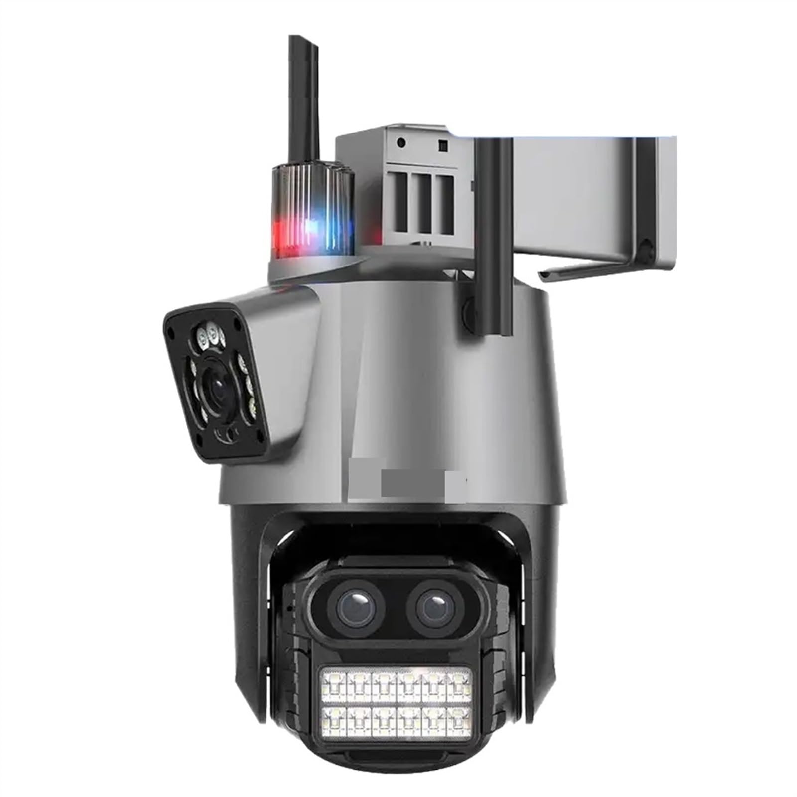 Kamera bezpieczeństwa, Kamera PTZ 9 MP Podwójny ekran 8-krotny zoom cyfrowy Wykrywanie ludzi Ochrona bezpieczeństwa na zewnątrz IP do monitoringu CCTV(9MP Camera Add 64GB)