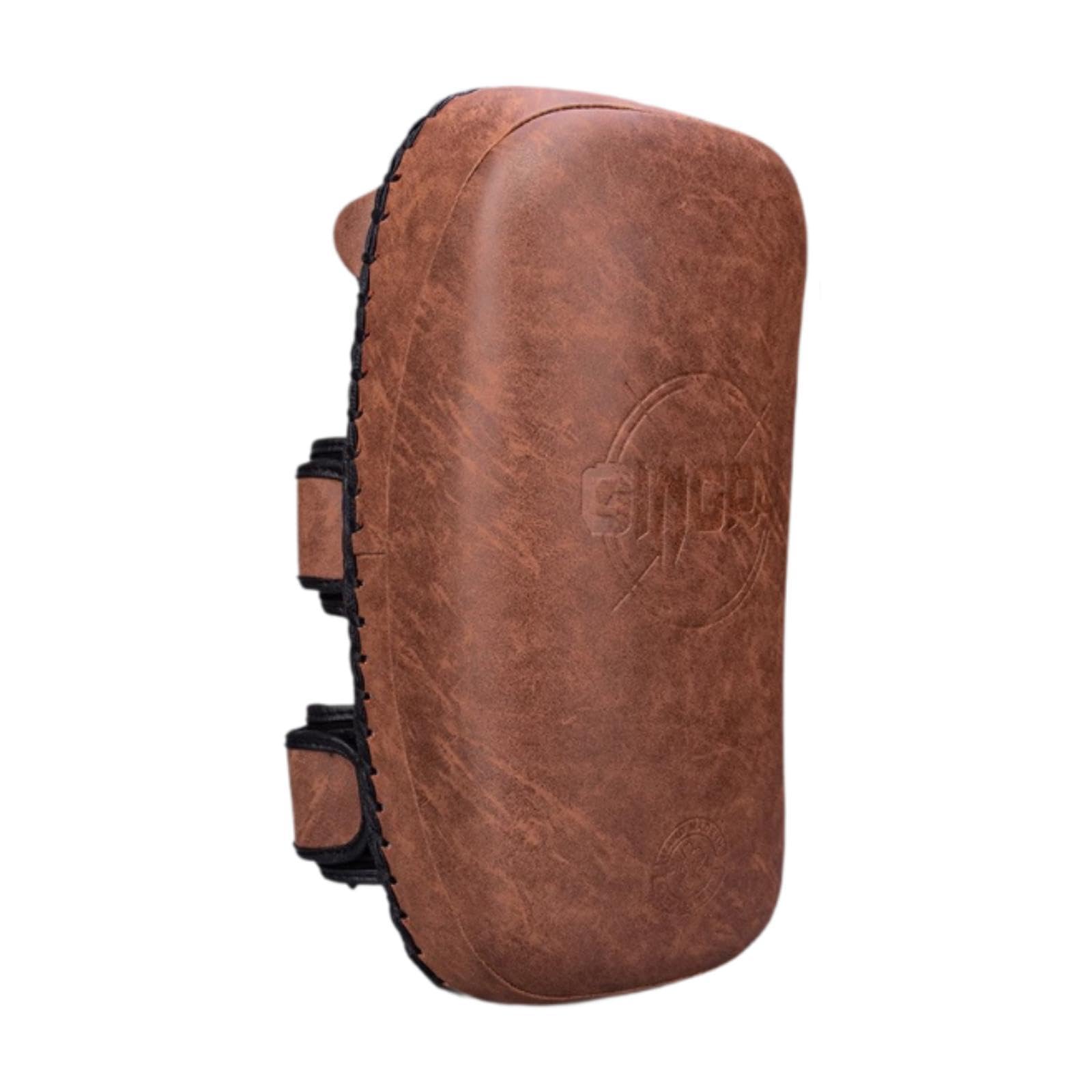 Boxing Kick Pad with Straps Equipment Punching Pad for Muay Thai Workout Mma Brown-image-33