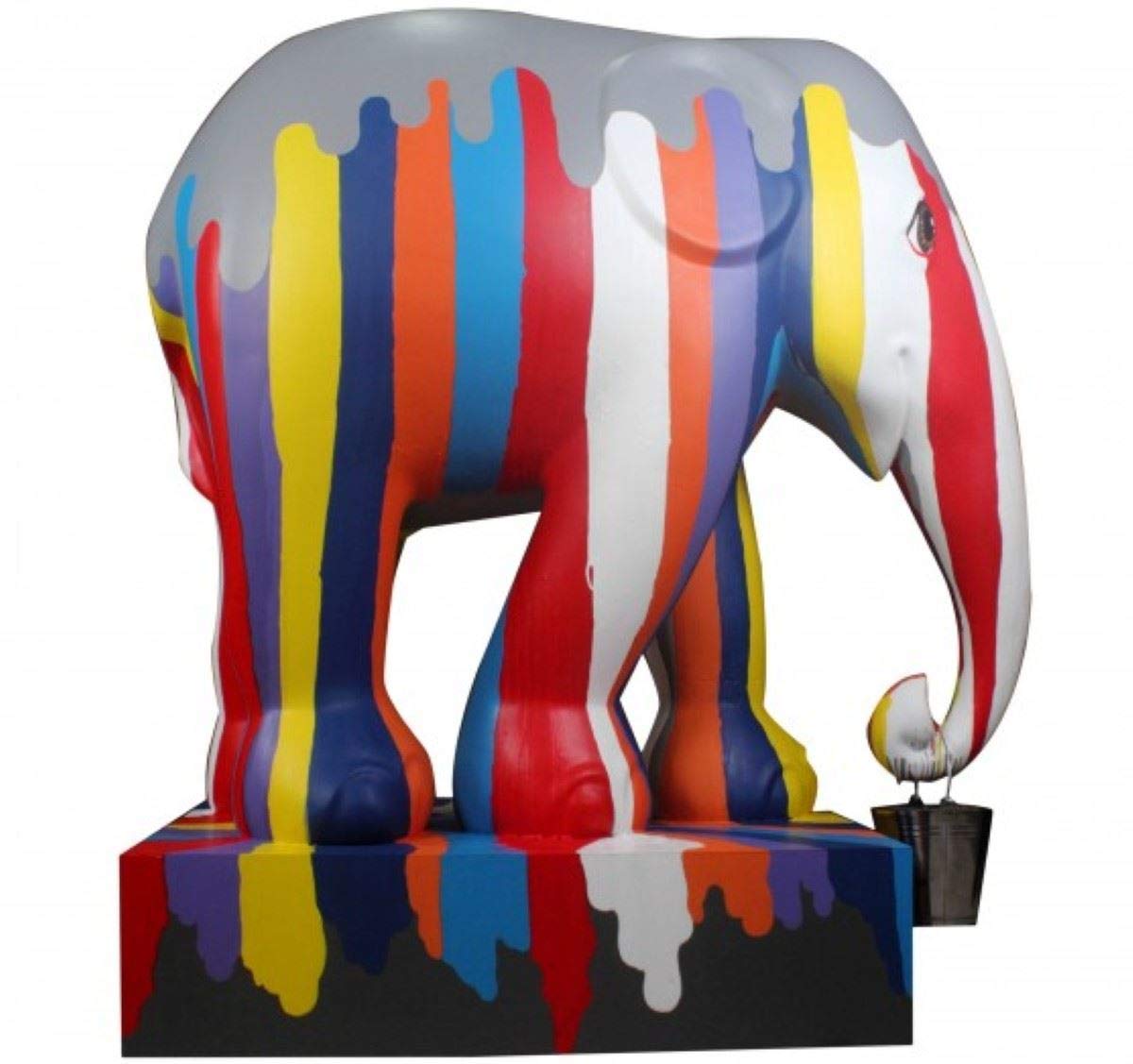 Elephant Parade Multicolor Limited Edition Replica Elephant - Ms. Songkran (10Cm)