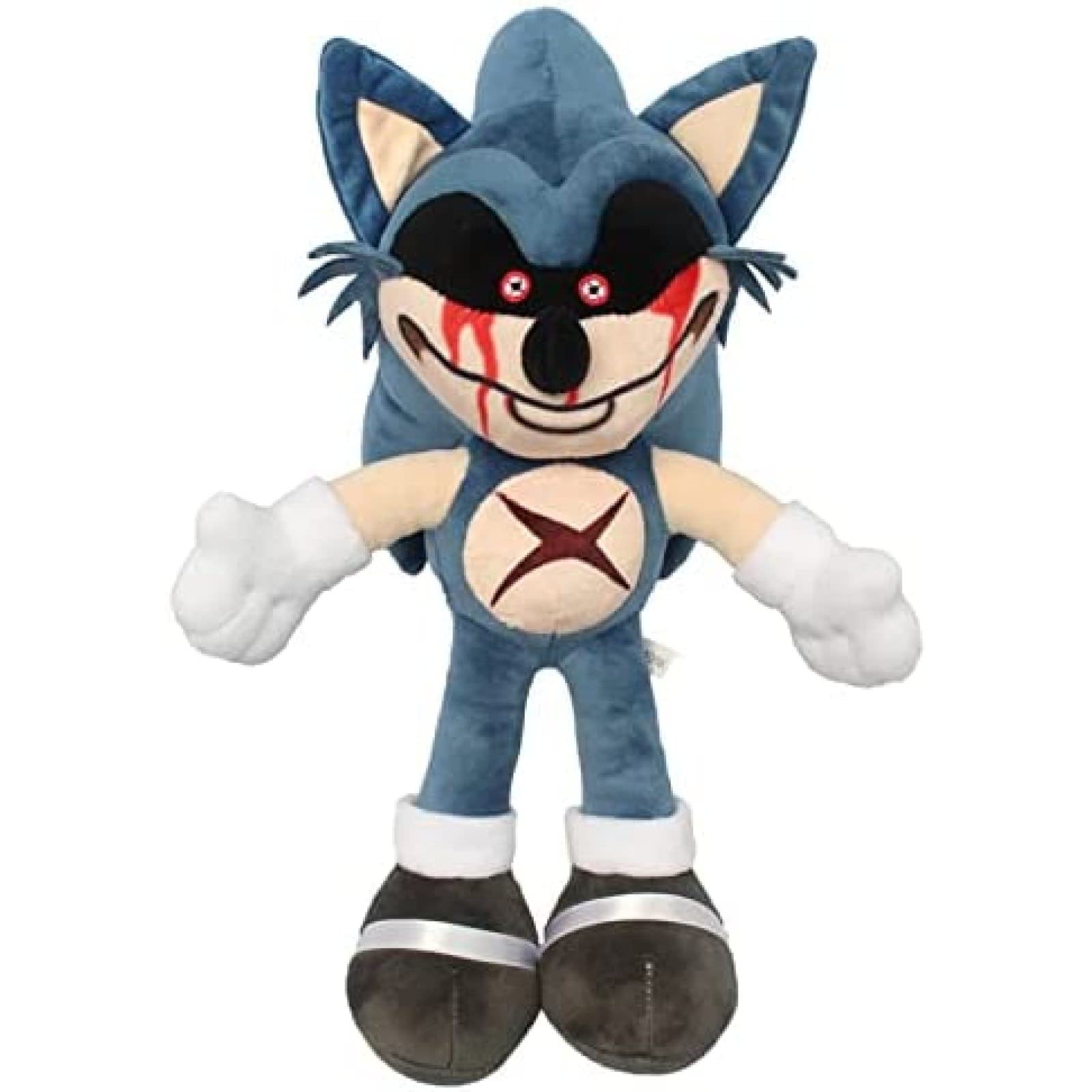 30cm Sonic Lord X Plush, Evil Sonic Stuffed Plush Doll Ideal Collection for Game Sonic Fans
