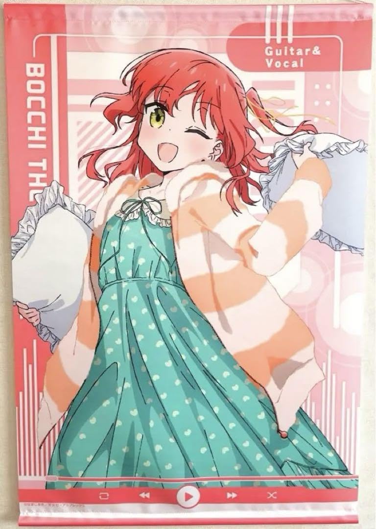 ぼっち・ざ・ろっく！　喜多郁代　バスタオル/タペストリー ぼっち・ざ・ろっく！ 喜多郁代 バスタオル/タペストリー 描き