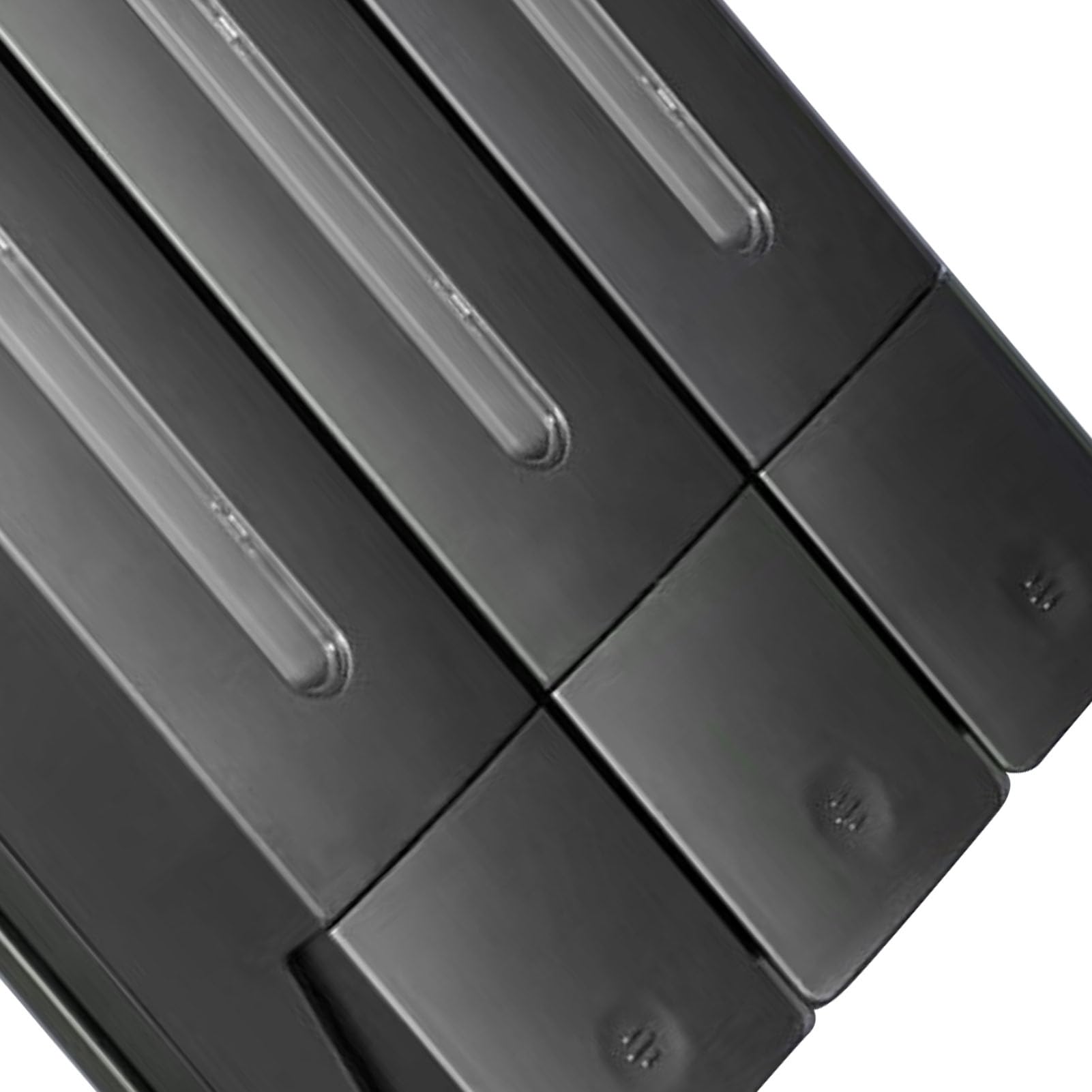 Scatola portasapone per dispenser di sapone liquido per doccia a 3 camere per bagno (Gunmetal Triple Head)