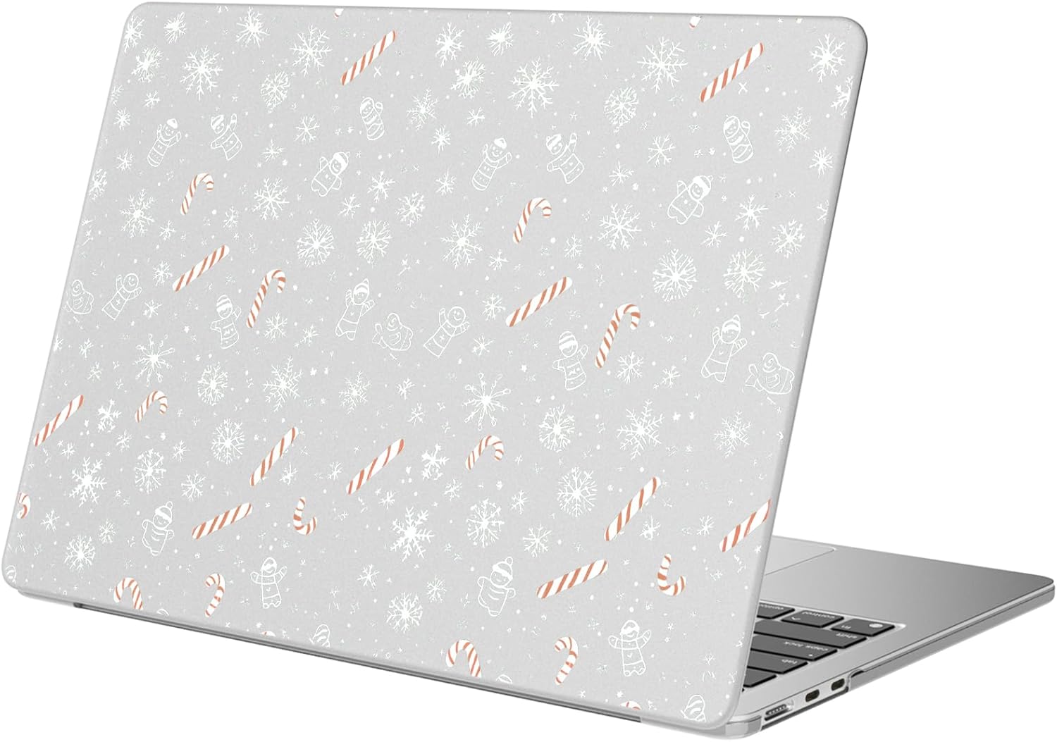 Compatible with MacBook Air 15 inch Case M5 M4 M3 M2 2026-2023 Release A3448 A3241 A3114 A2941, Cute Christmas Snowflake Protective Hard Shell Matte Cover for Mac Air 15.3 inch