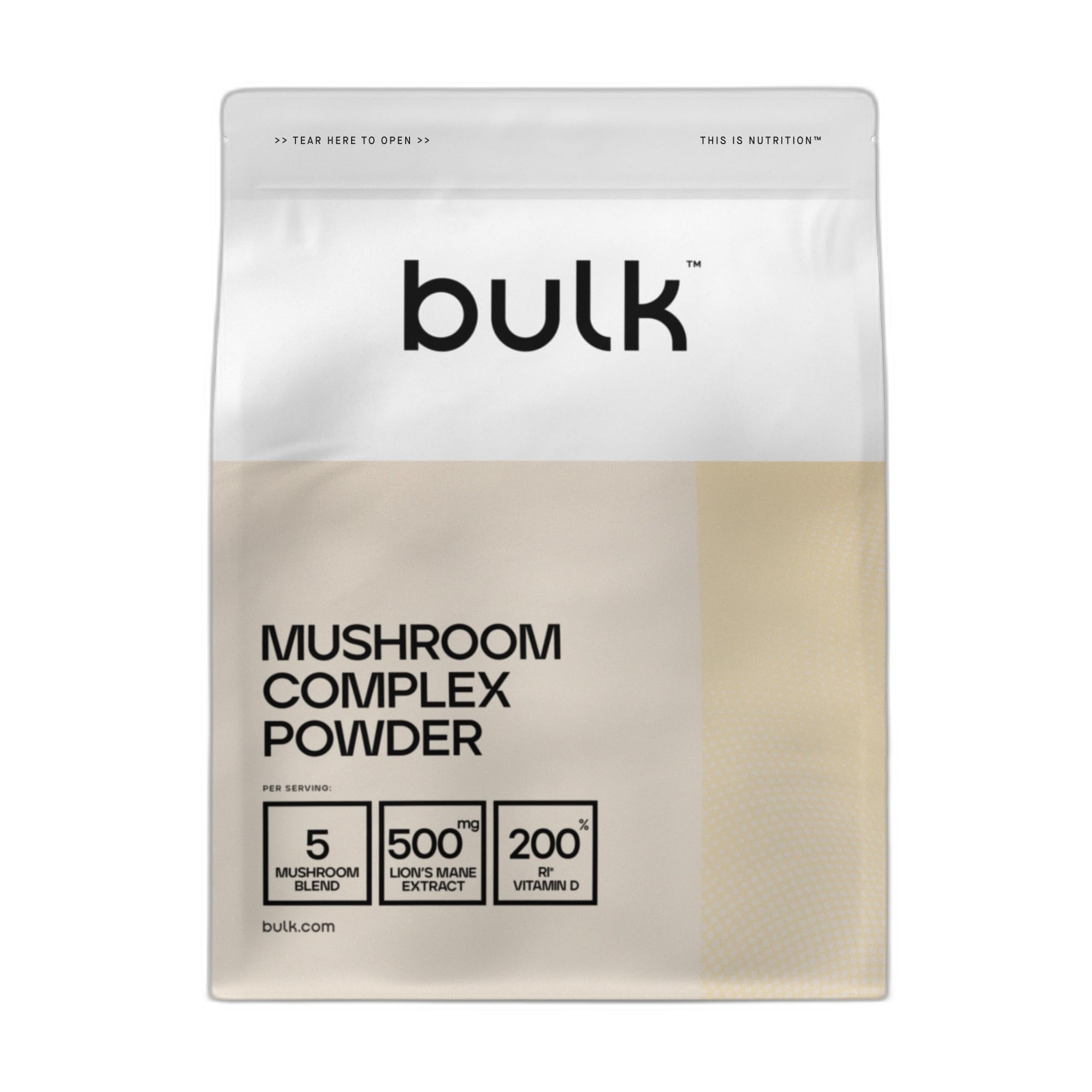 Bulk Mushroom Complex Powder, Unflavoured, 250 g