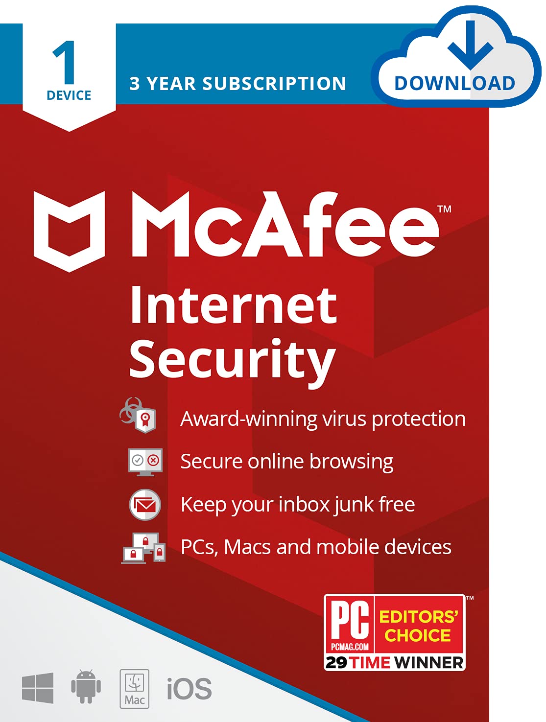 McAfee Internet Security 1-Device 2025
