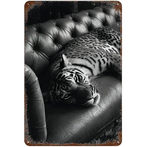 Tiger, Animal-themed Art Poster Modern Home Wall Decoration Art Metal Tin Poster30x20cm