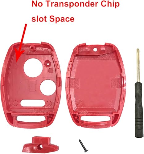 Miniatura 3 de Carcasa de llavero para Honda AccordCivicCR-VFitOdysseyPilotRidgelineCR-Z con entrada sin llave, estuche remoto, cubierta de llave de coche con