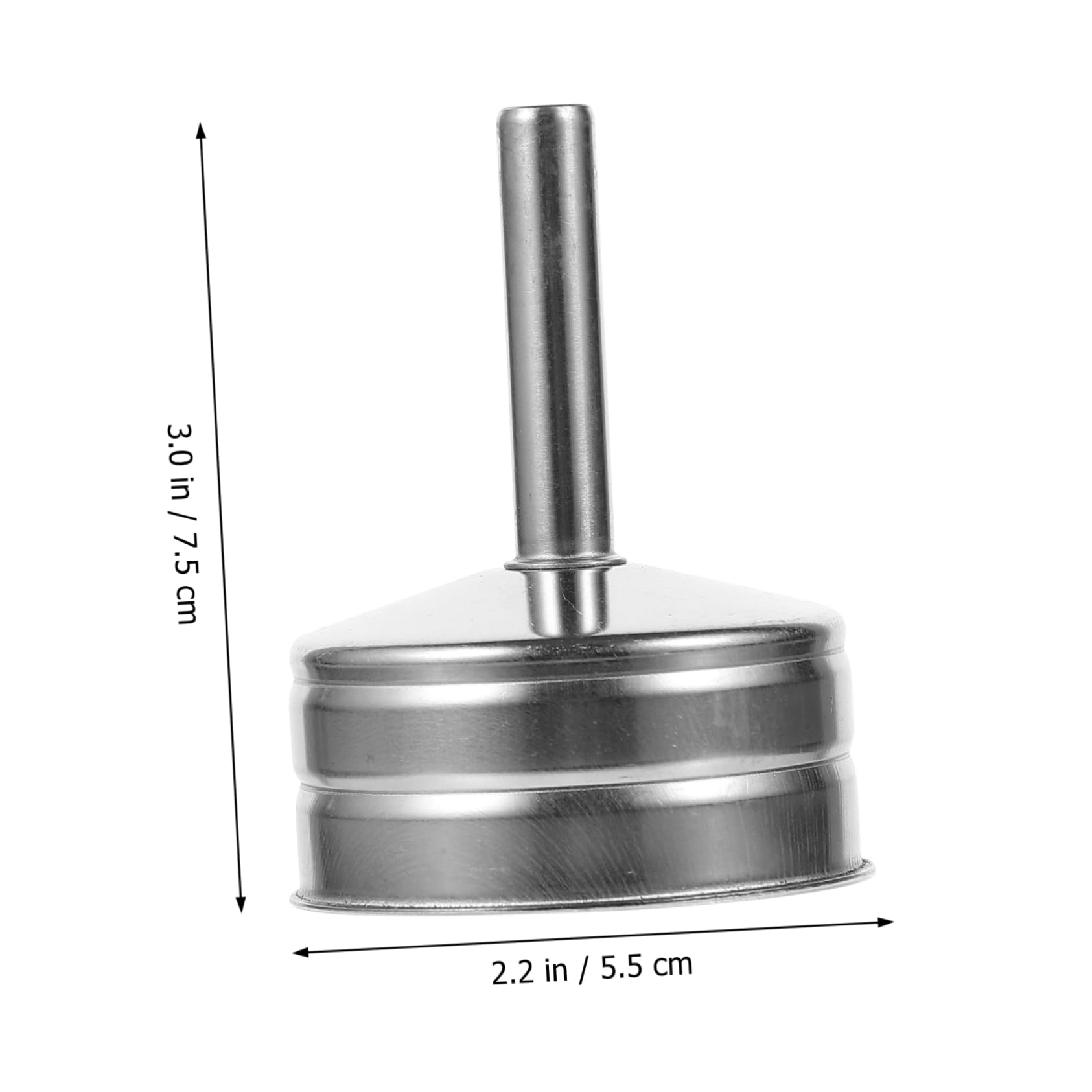 Amosfun 3 Piezas Embudo De Acero Inoxidable Filtro De Taza De Café Cono De Filtro De Café Embudo De De Té Verter Sobre El Filtro De Café Filtrar Filtro De Cafe Plateado Silver