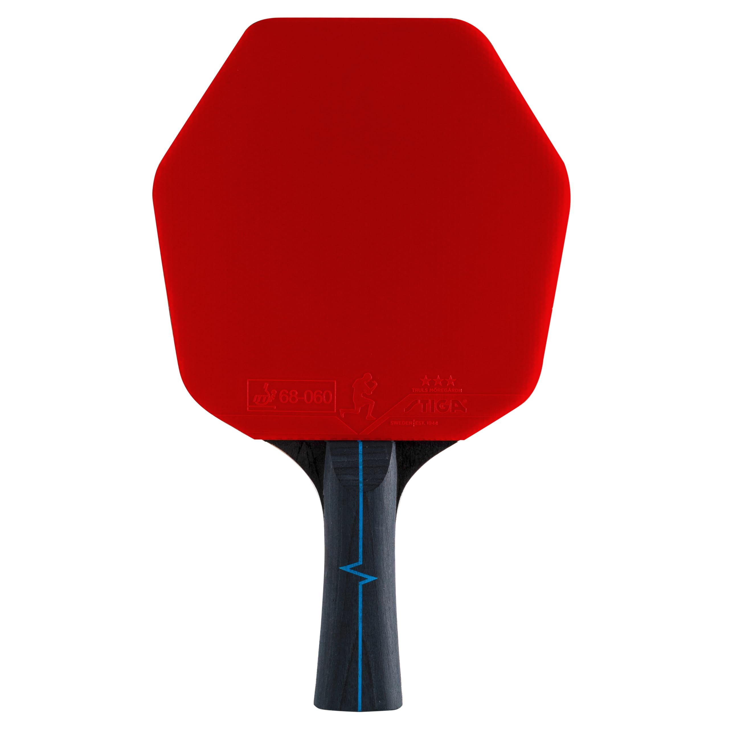 STIGA Tischtennis Set Pulse Box II 3-Star Cybershape - 3 Sterne ITTF-zugelassene Tischtennisschläger + 2 Bälle + Schweißband