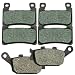 2001-2006 HONDA CBR 600 F4i Sport Front and Rear Kevlar Carbon Brake Pads