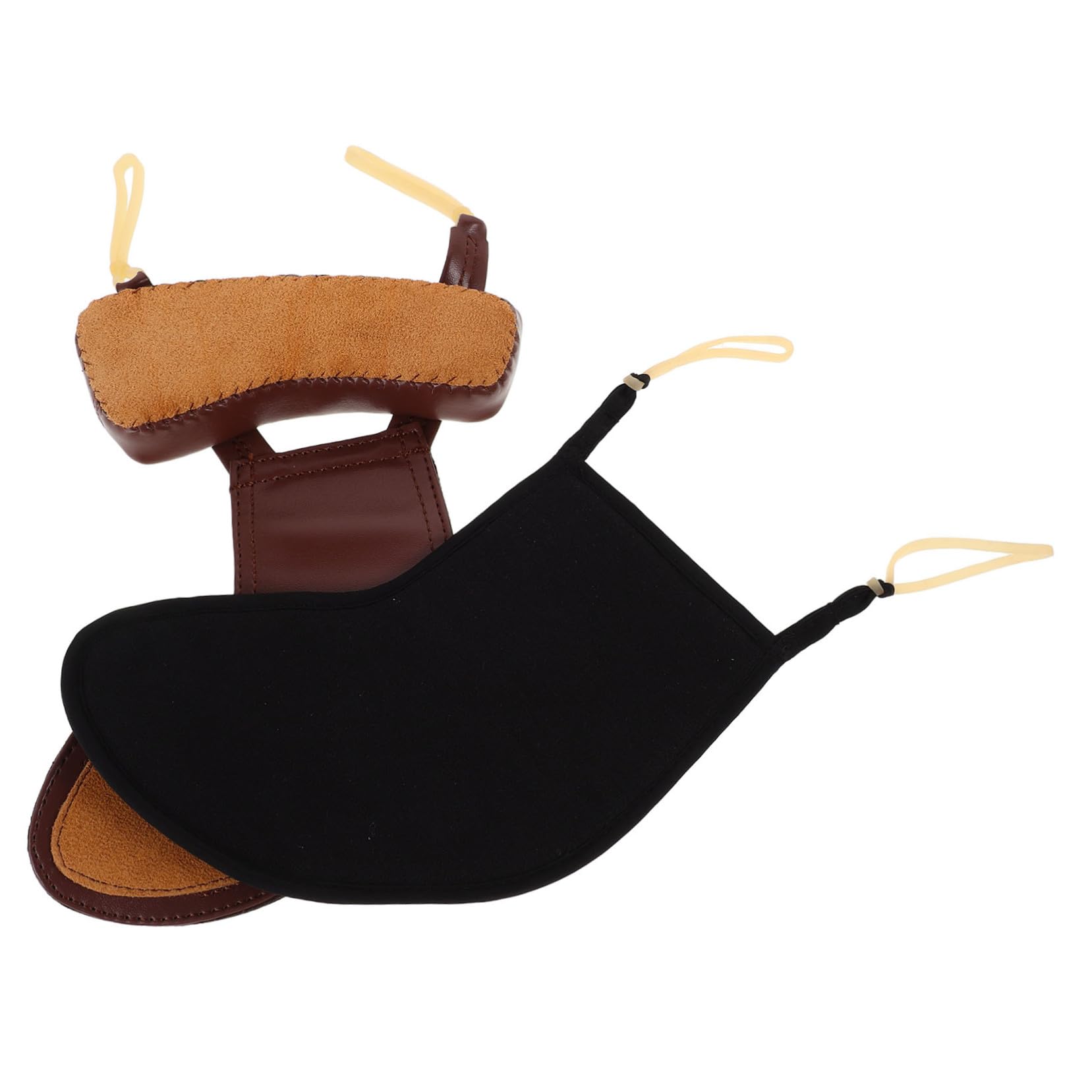 SUPVOX 2piezas Accesorios Para Violín Almohadillas Protectoras Para Hombrera Fundas De Algodón Para Mentonera De Violín y Practicar Instrumentos Musicales
