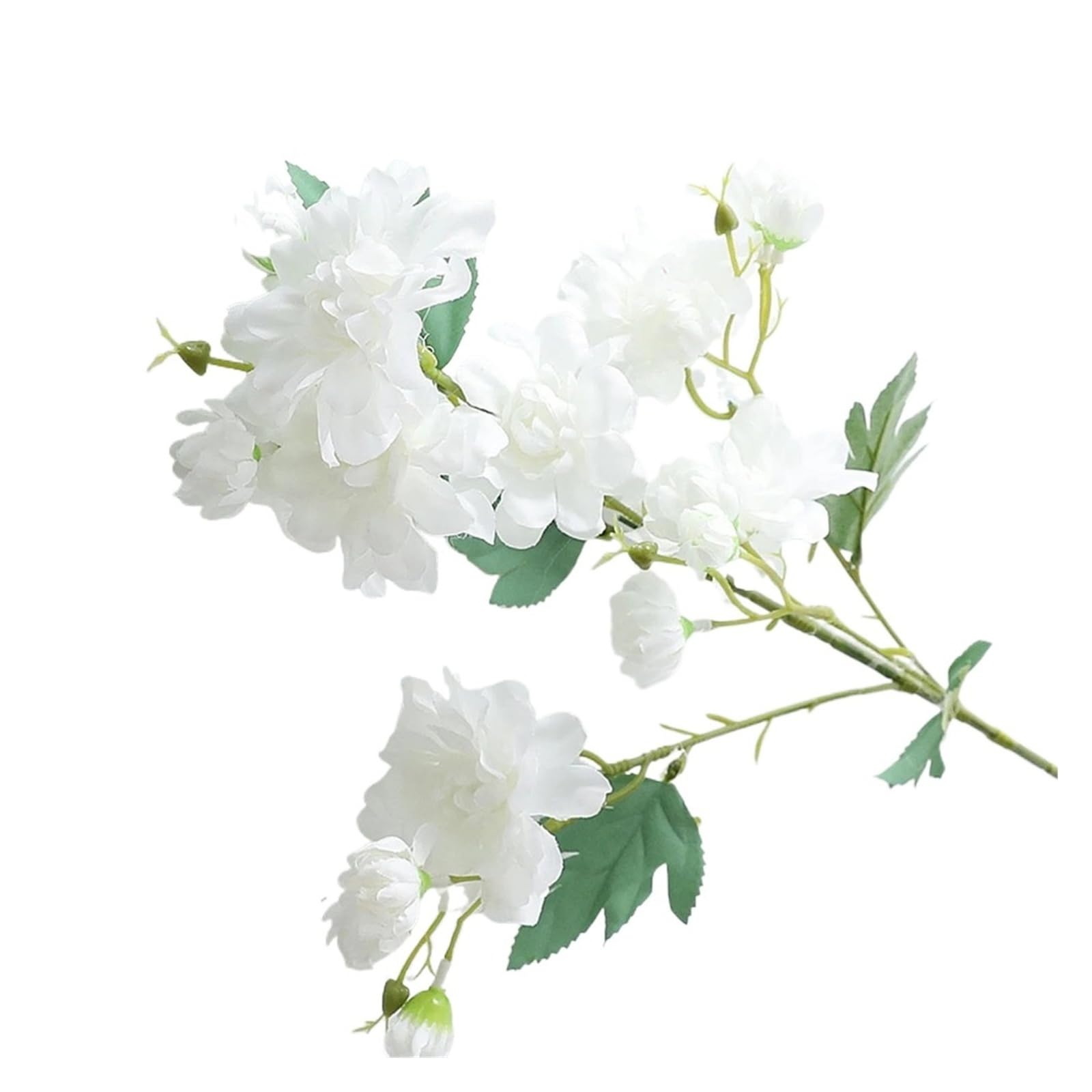 HamPaesk 1pc Artificial Flowers Artificiales Fake Flower For Room Apartment Decor(White)