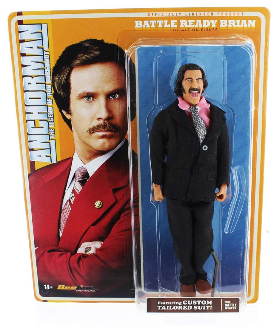Anchorman Battle Ready Brian Fantana 8-Inch Action Figure