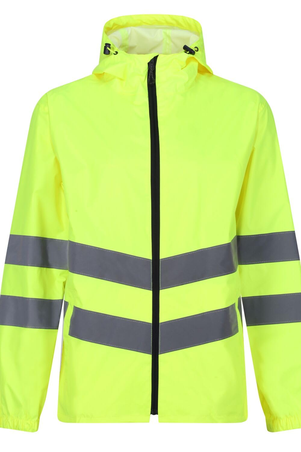 Regatta (L, ) Unisex Hi Vis Pro Packaway Reflective Work Jacket Yellow