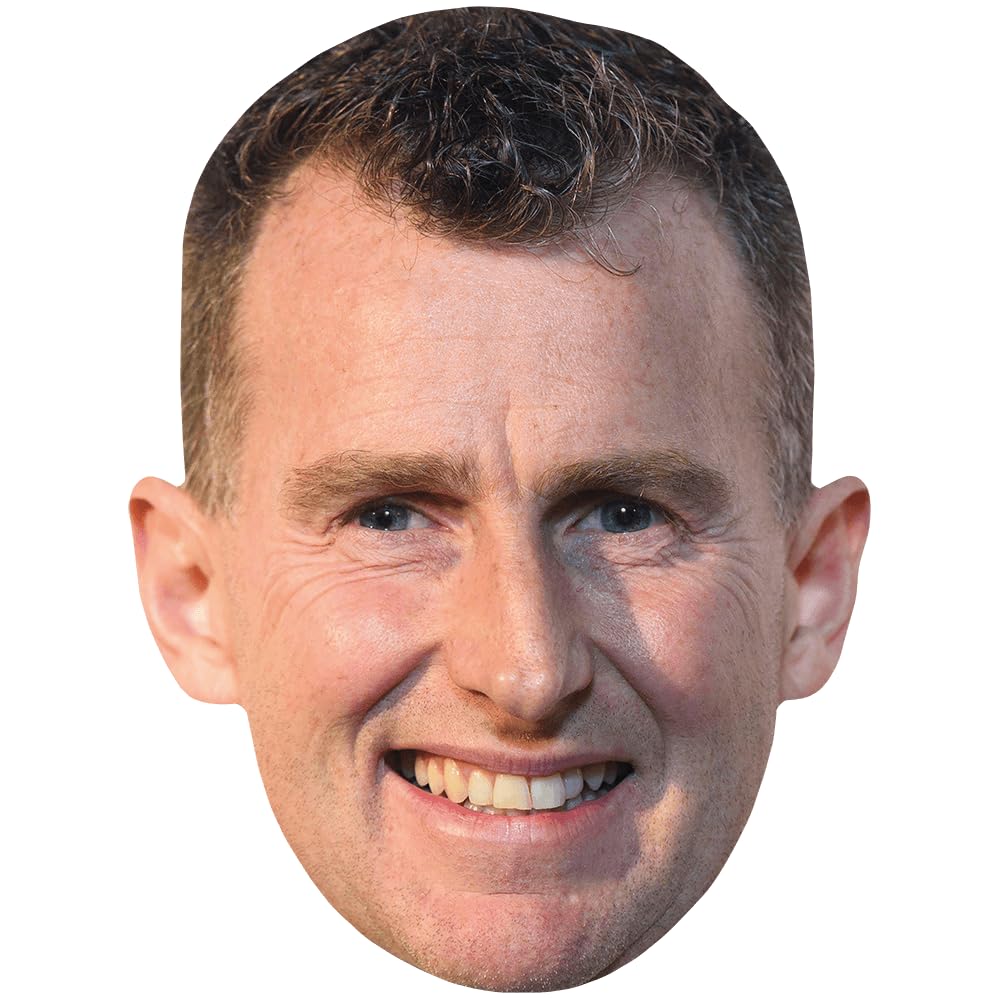 Nigel Owens (Smile) Celebrity Mask, Flat Card Face, Fancy Dress Mask