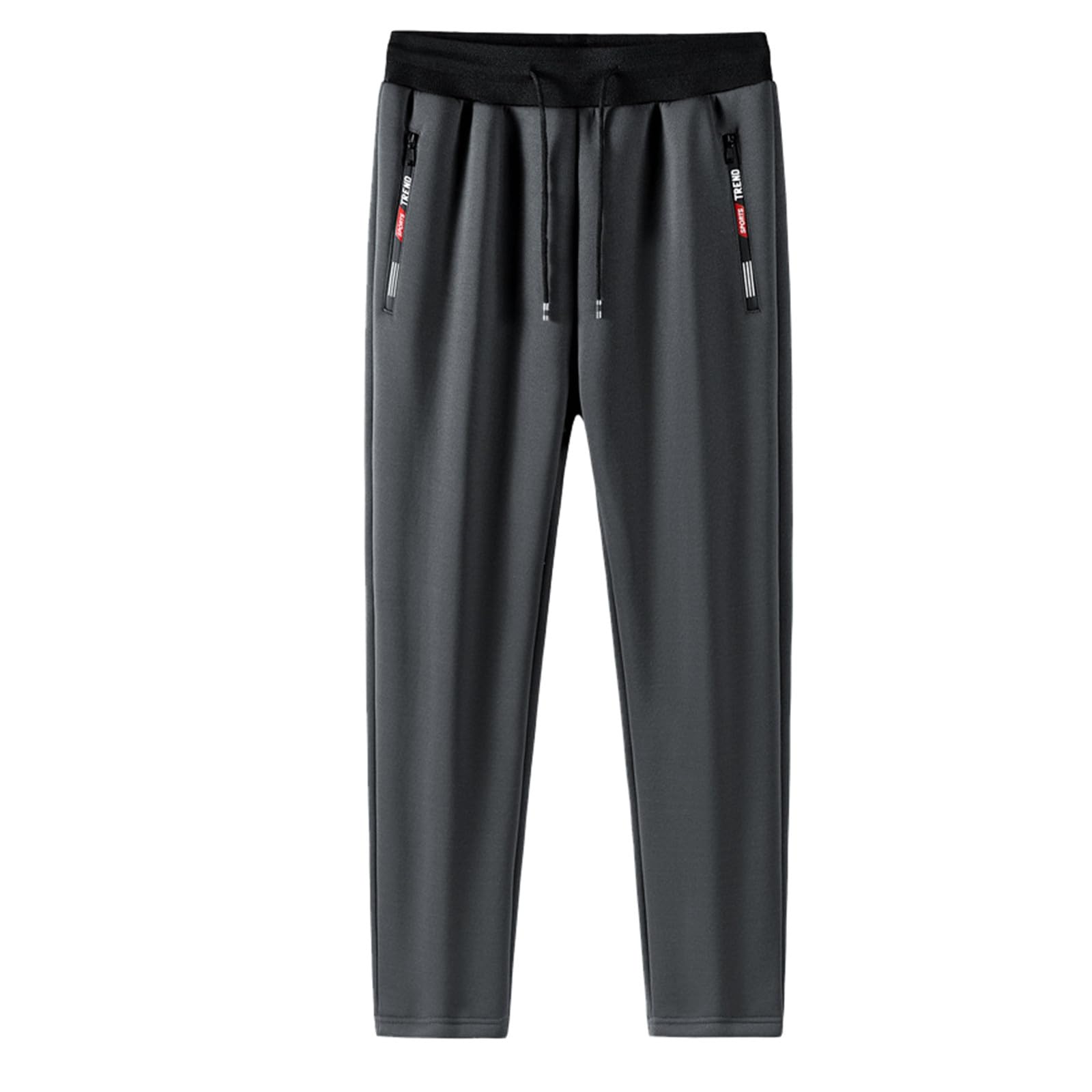 Generisch Tuta da jogging da uomo, streetwear, con chiusura lampo e pantaloni da jogging, pantaloni sportivi, tuta Y2k Hip Hop