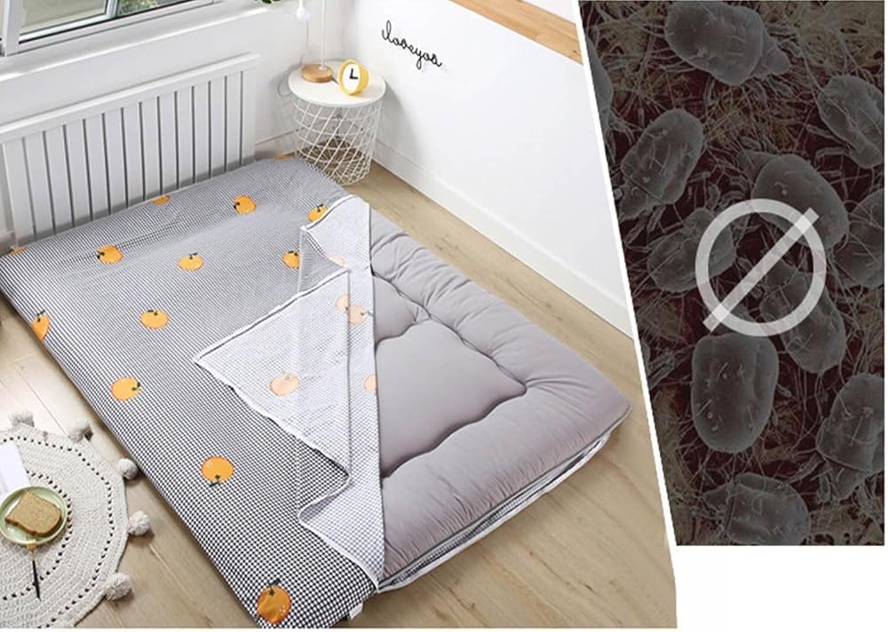 Bezug Aus 100% Baumwolle Mit Reißverschluss Maschinenwaschbarer Futon-Bodenmatratzenbezug,für Traditionelle Japanische Futon-Matratze,Tatami-Matratzenschutzhülle(Size:180x200cm/71x78,Color:G)